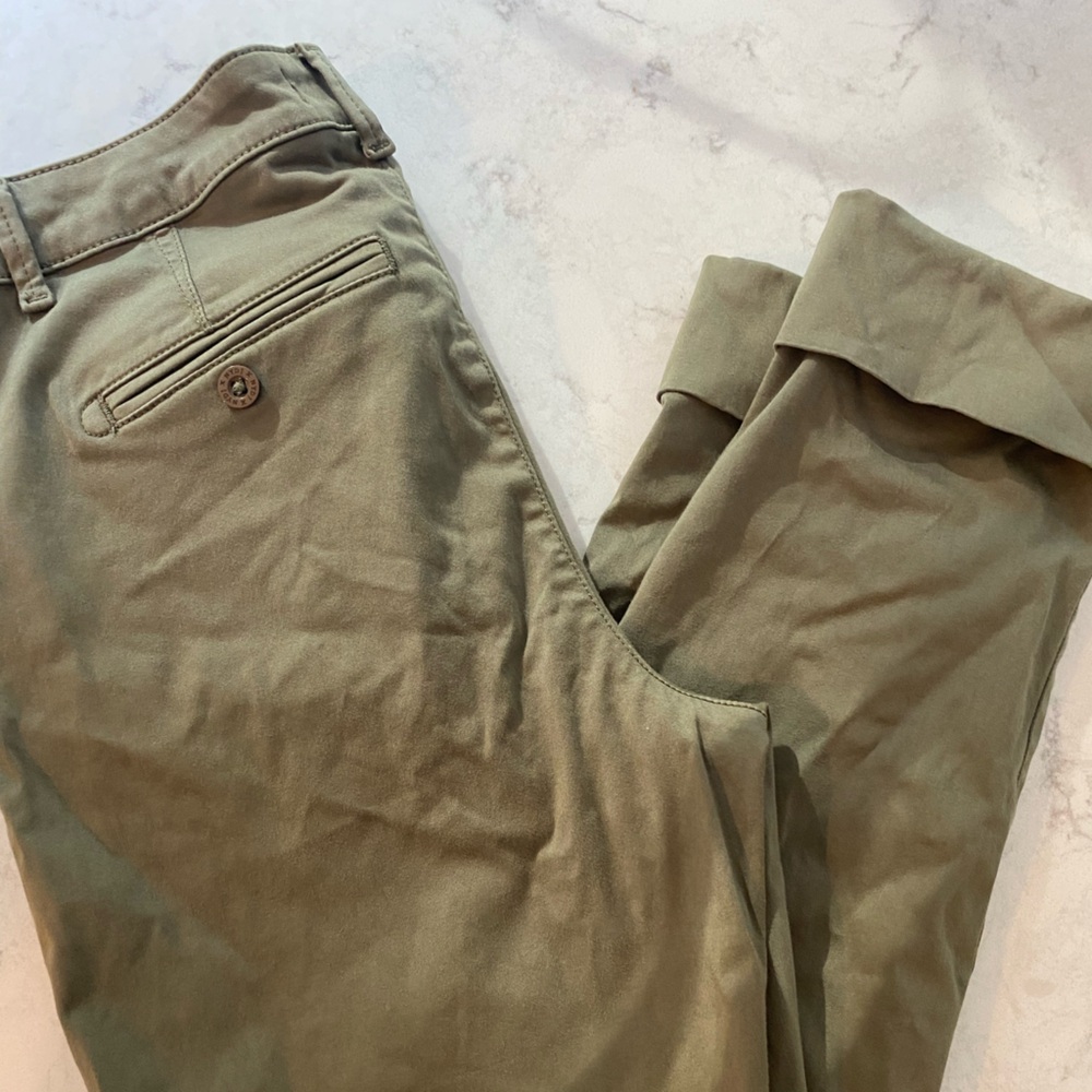 Olive green pants